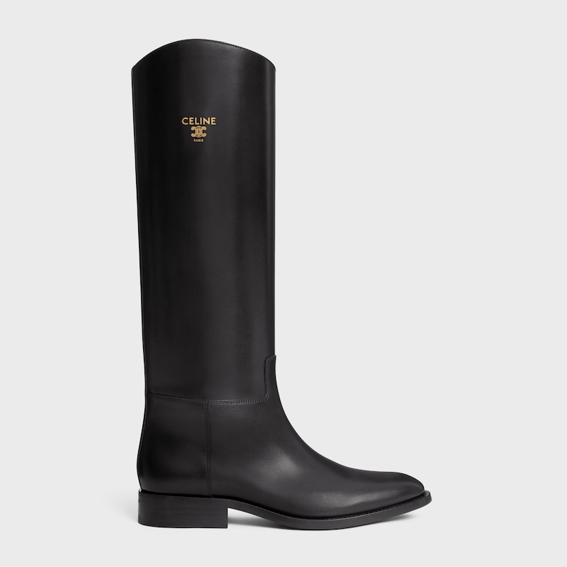 celine anais riding boot in calfskin