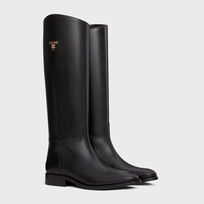 celine anais riding boot in calfskin