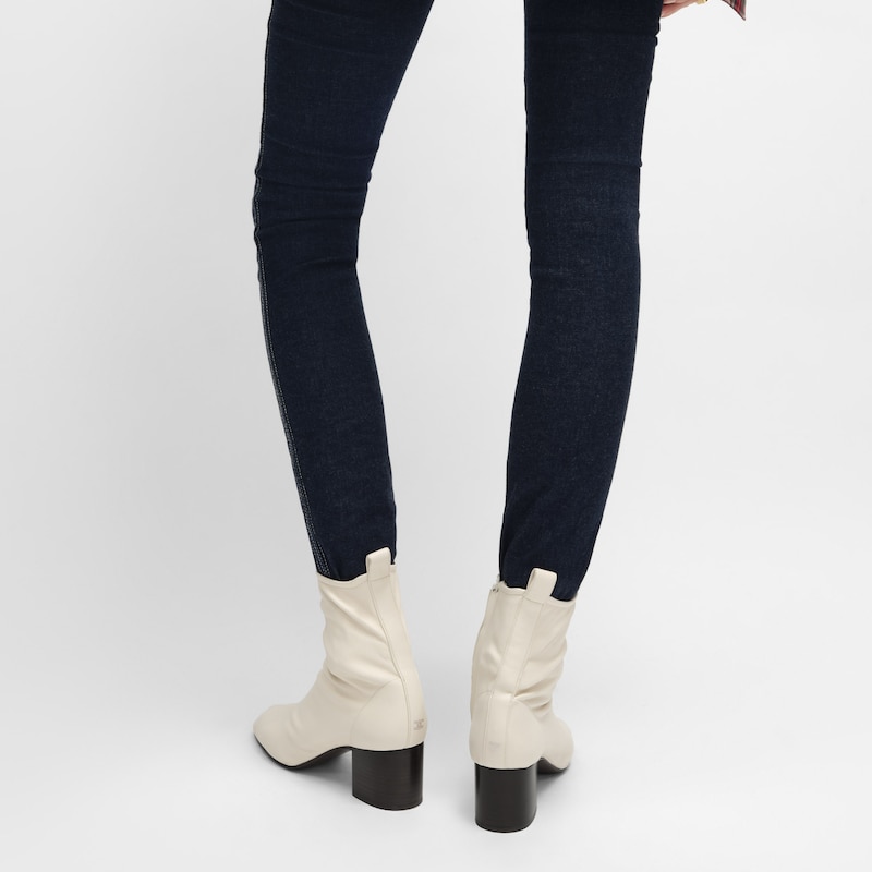 cheri - zipped boot in stretch lambskin