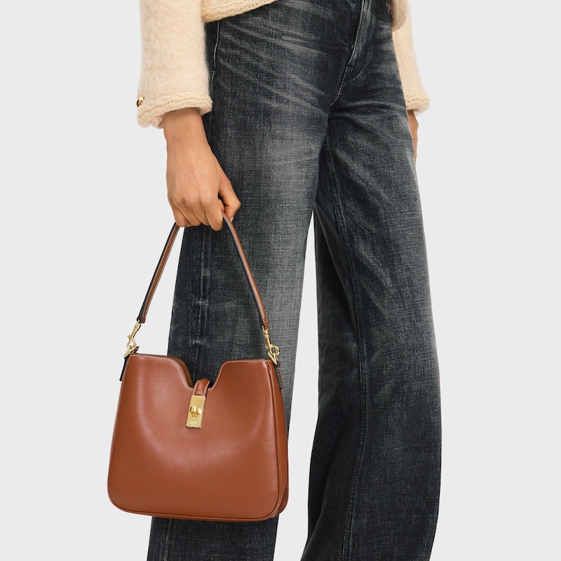 small camille 16 soft bag in smooth calfskin