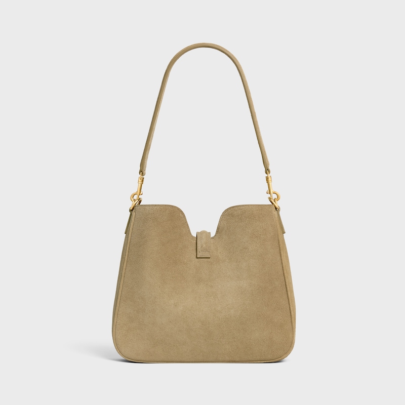 small camille 16 soft bag in suede calfskin
