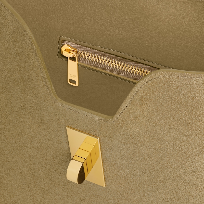 small camille 16 soft bag in suede calfskin