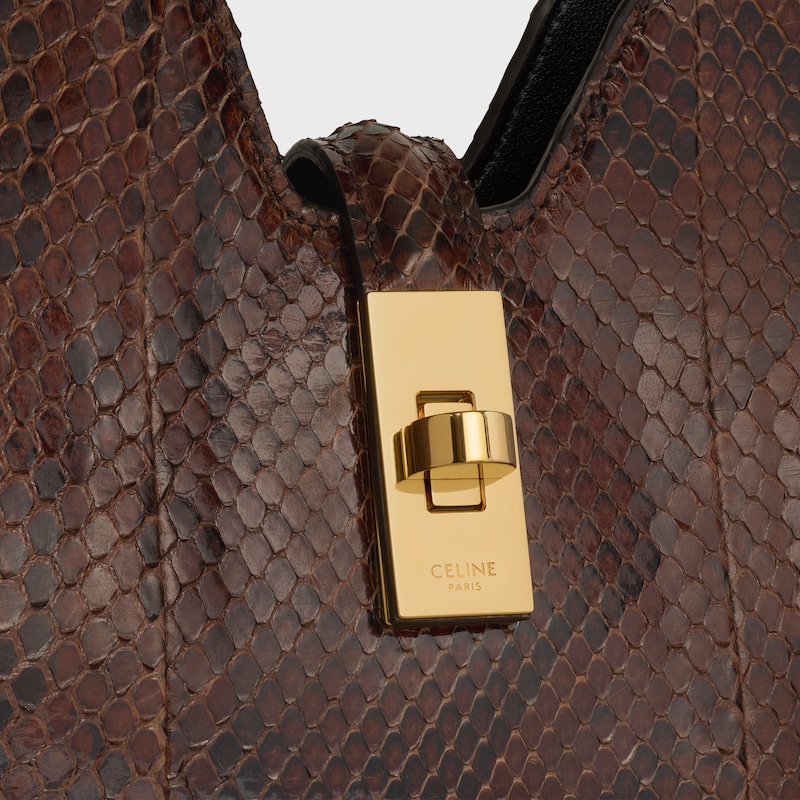 small camille 16 soft bag in python
