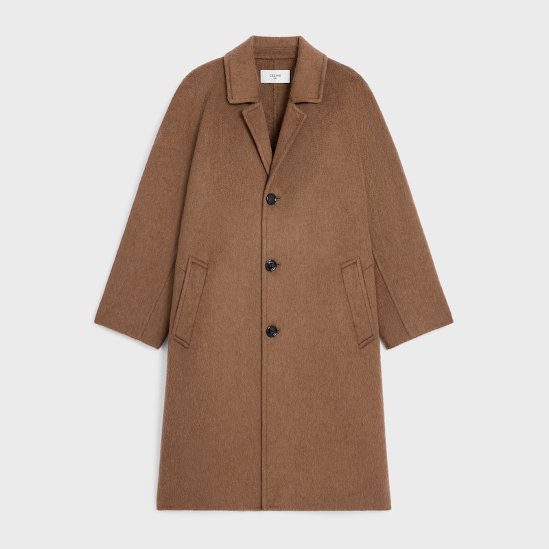 coat in double-face cashmere and camel