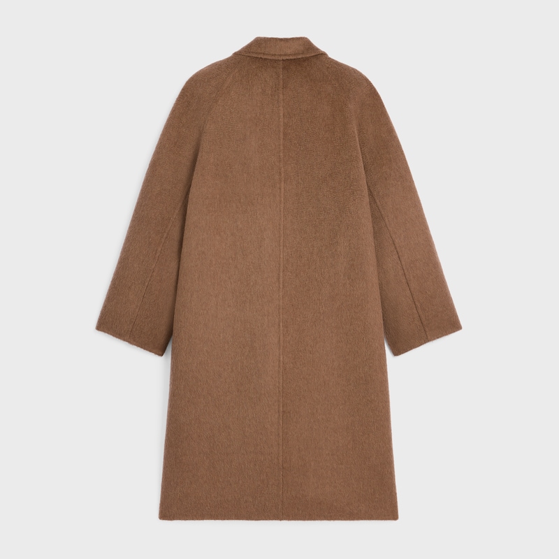 coat in double-face cashmere and camel