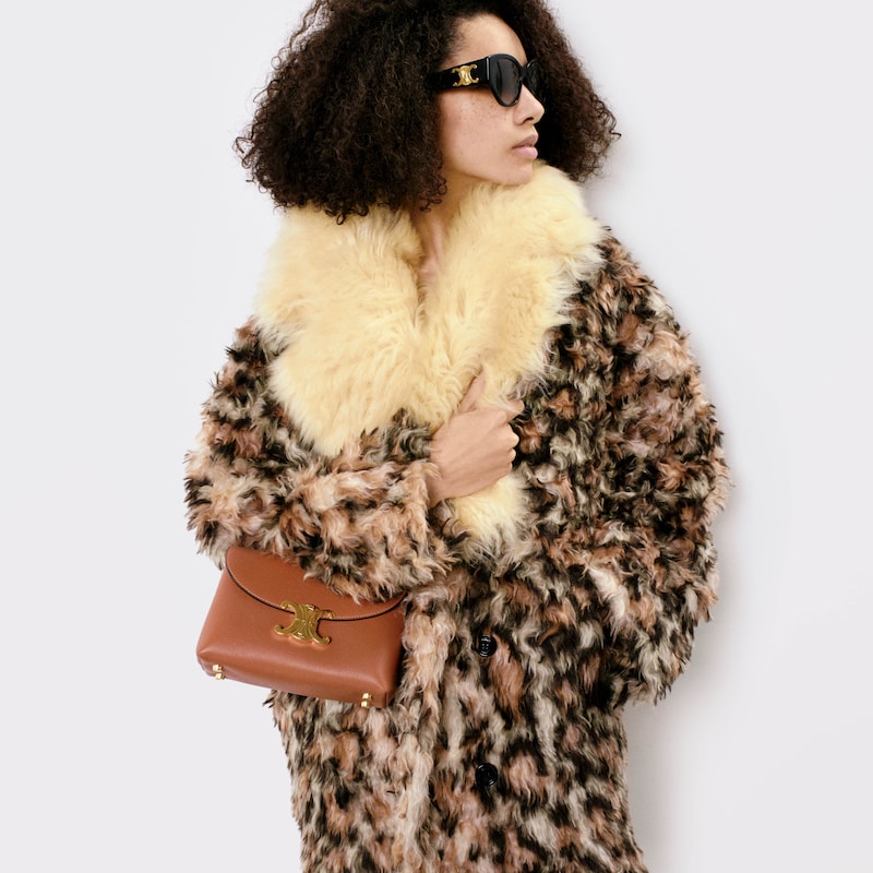 coat in mohair alpaca