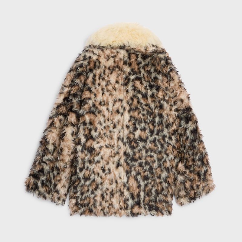 coat in mohair alpaca