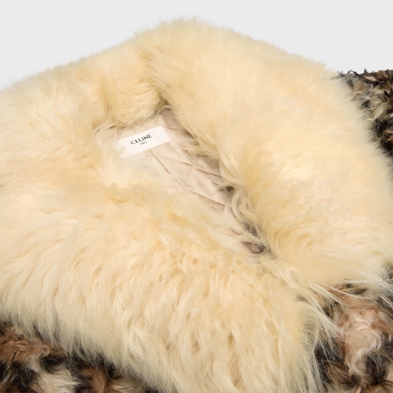coat in mohair alpaca