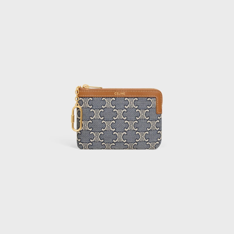 coin purse in jacqaurd triomphe all over
