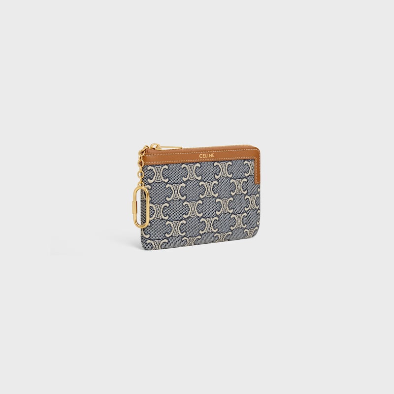 coin purse in jacqaurd triomphe all over