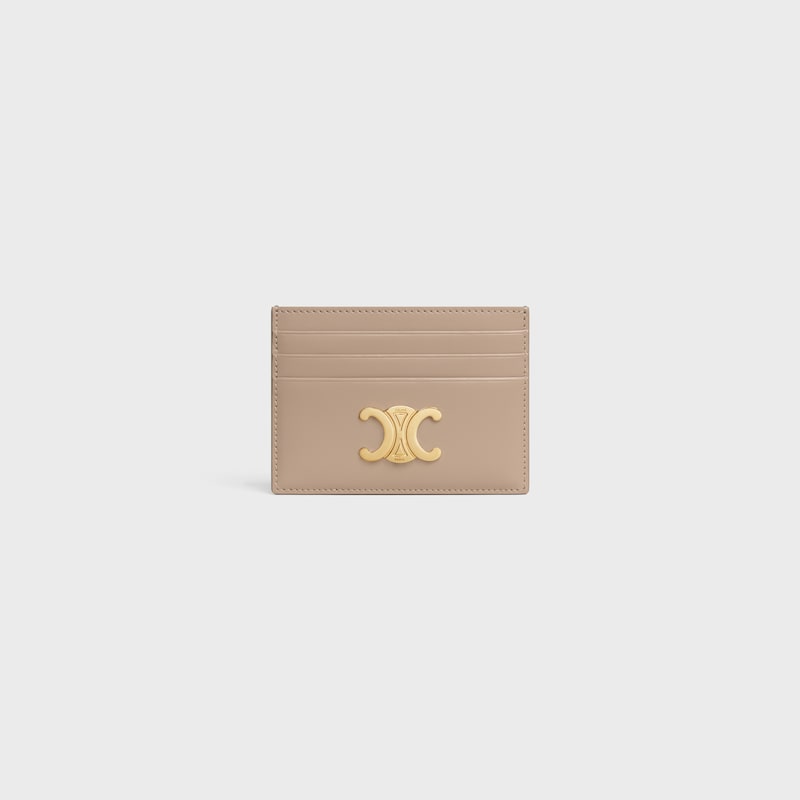card holder triomphe in shiny calfskin