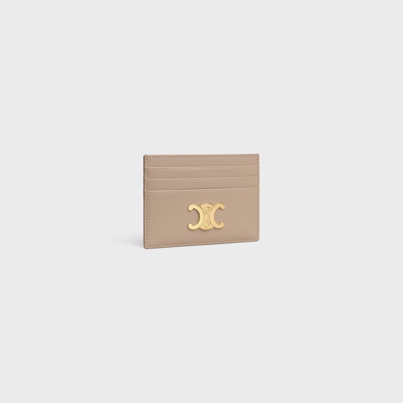 card holder triomphe in shiny calfskin