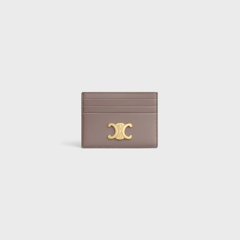 card holder triomphe in shiny calfskin
