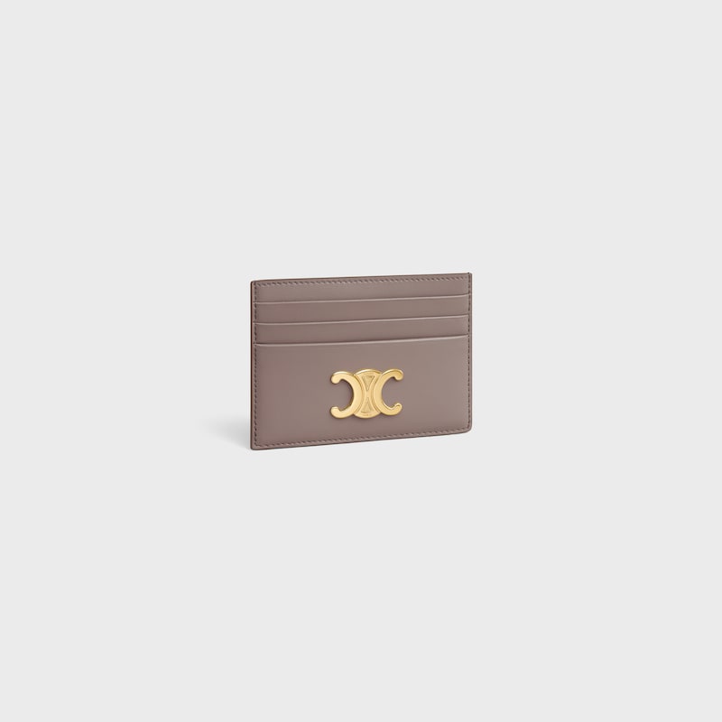card holder triomphe in shiny calfskin
