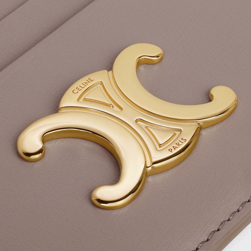 card holder triomphe in shiny calfskin