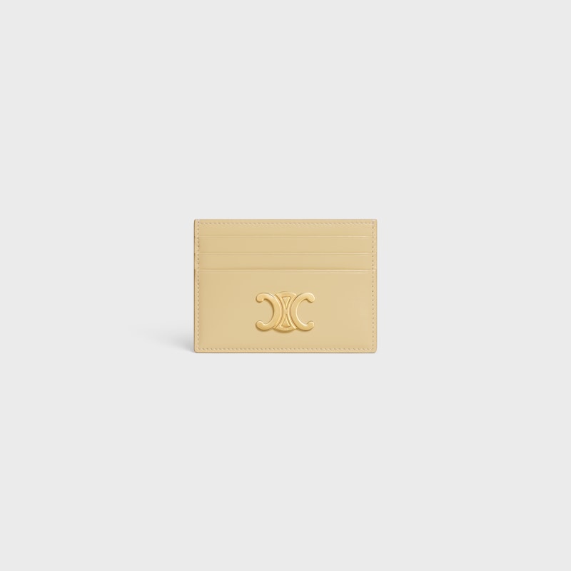 card holder triomphe in shiny calfskin