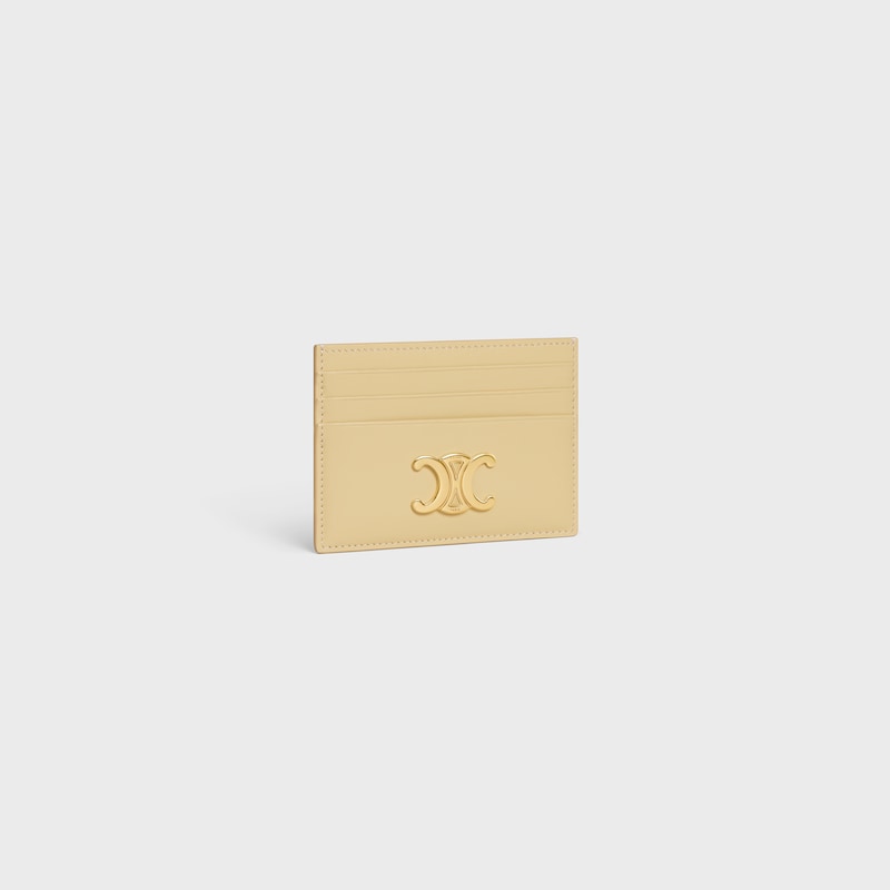 card holder triomphe in shiny calfskin