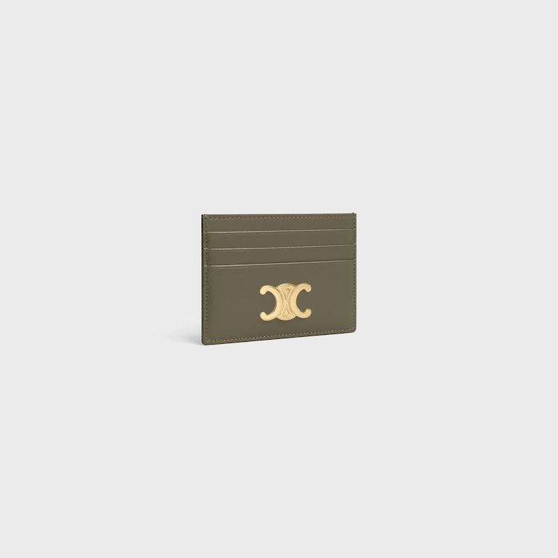card holder triomphe in shiny calfskin