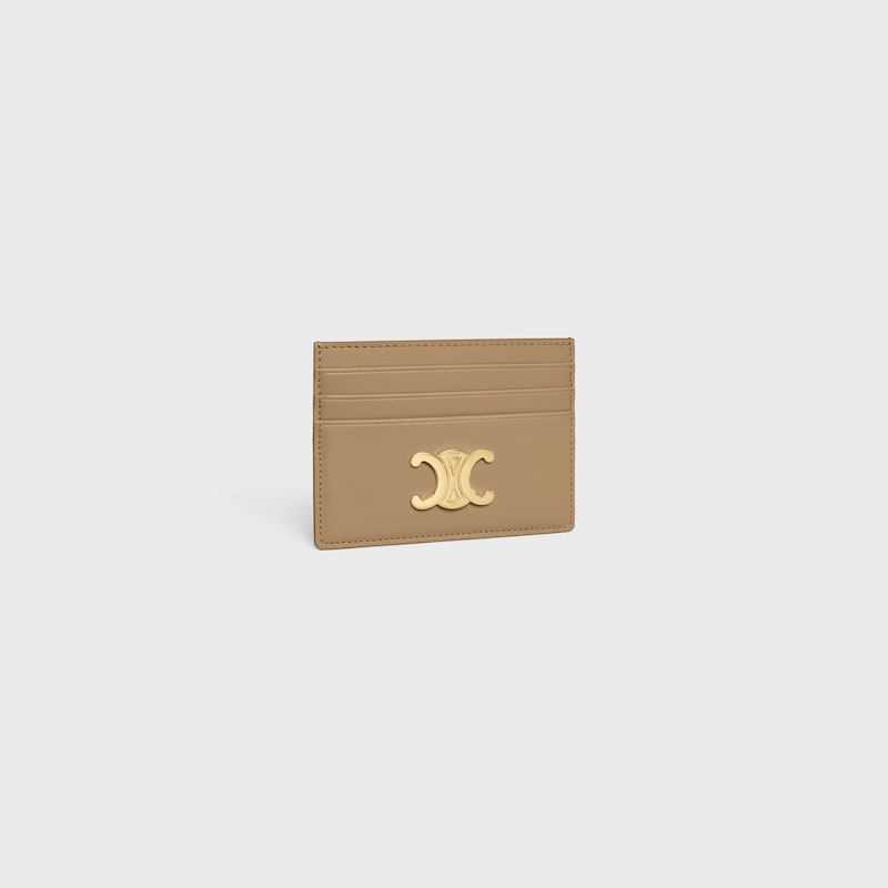 card holder triomphe in shiny calfskin