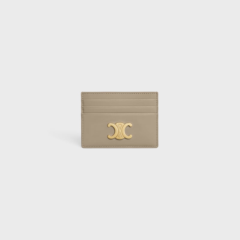 card holder triomphe in shiny calfskin