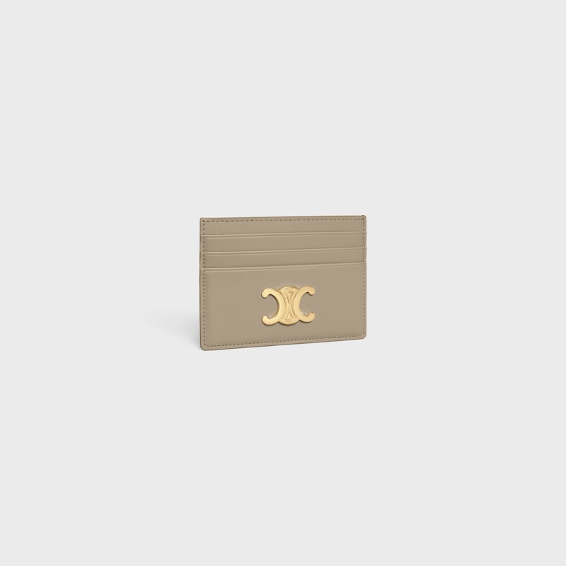 card holder triomphe in shiny calfskin