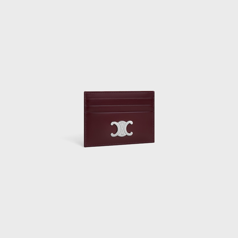 card holder triomphe in shiny calfskin
