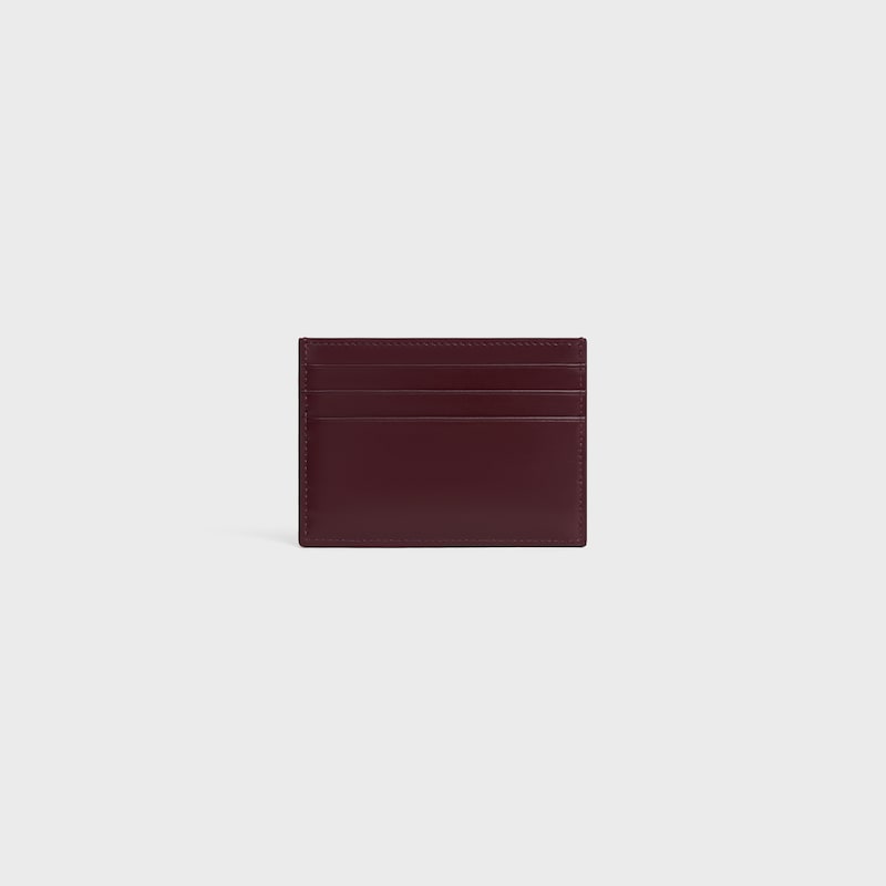 card holder triomphe in shiny calfskin