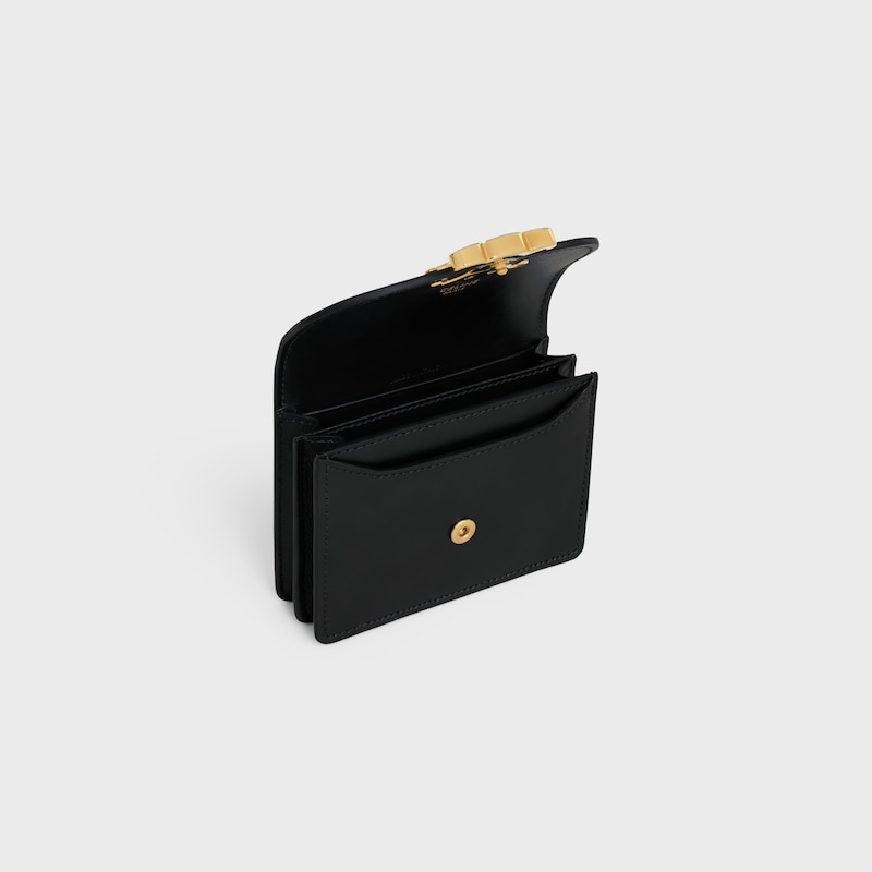 business card holder triomphe in shiny calfskin