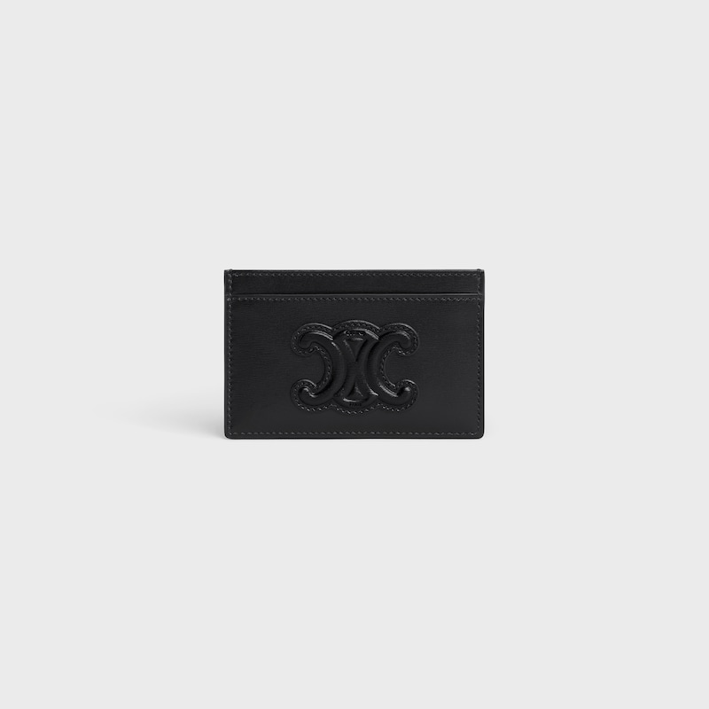 card holder cuir triomphe in shiny calfskin