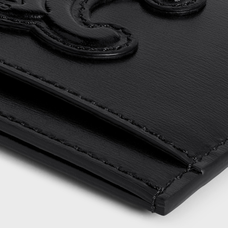 card holder cuir triomphe in shiny calfskin
