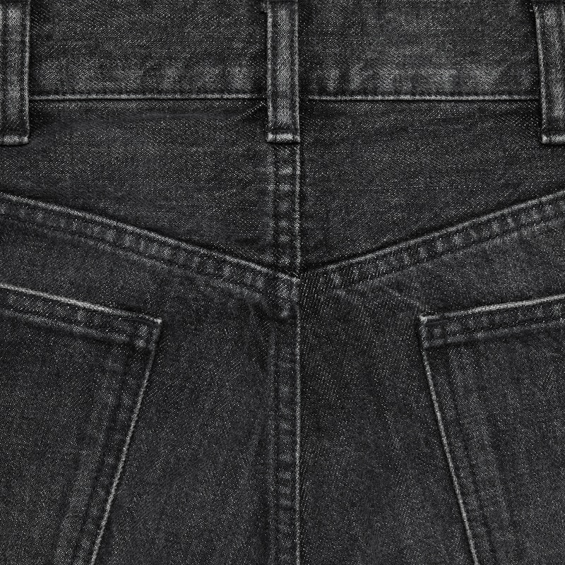 wesley jeans in black ice rinse wash denim