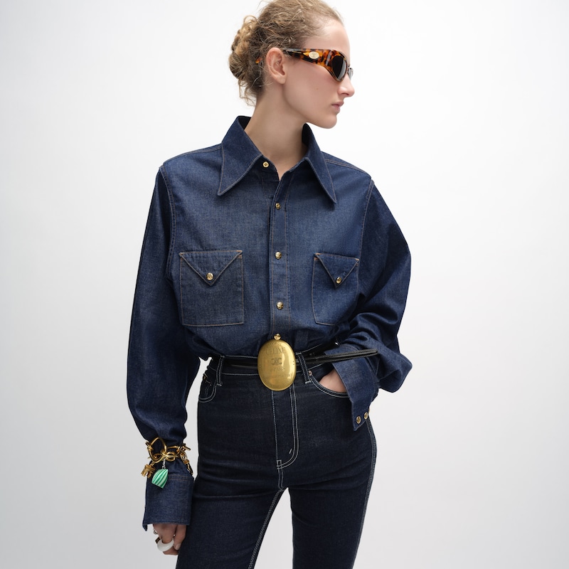 shirt in denim