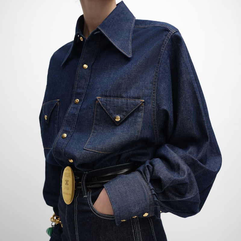 shirt in denim