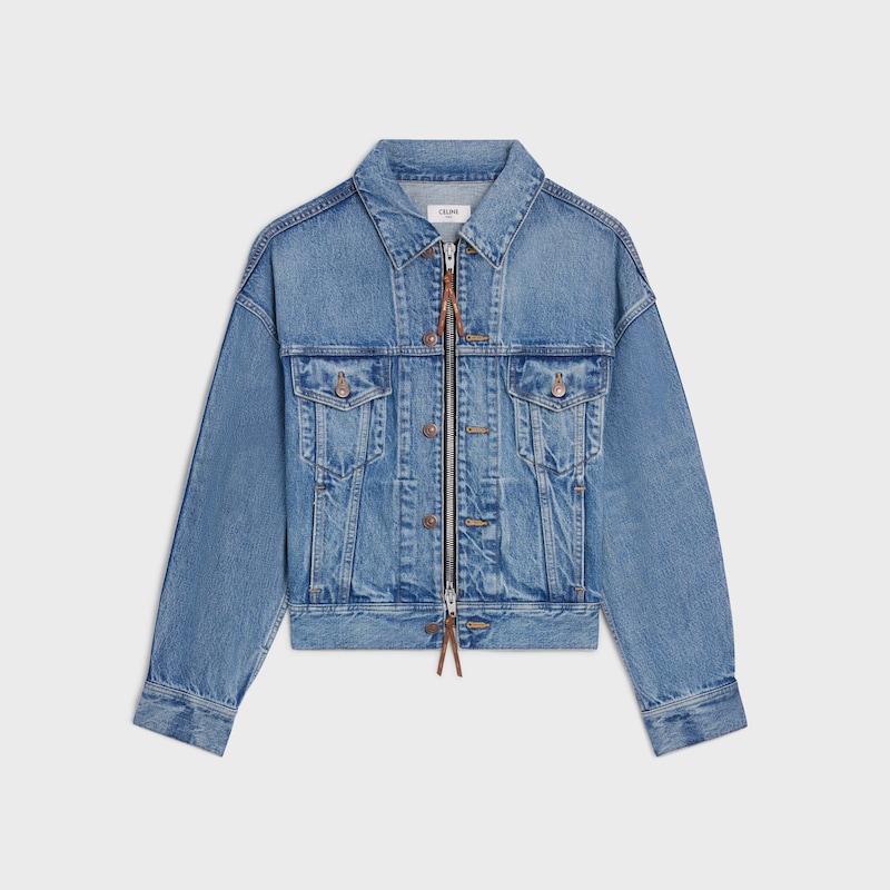 trucker jacket in denim