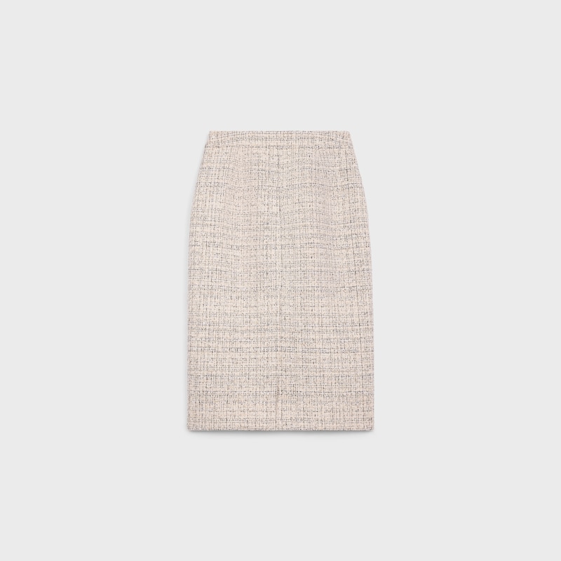 pencil skirt in cotton natteacute