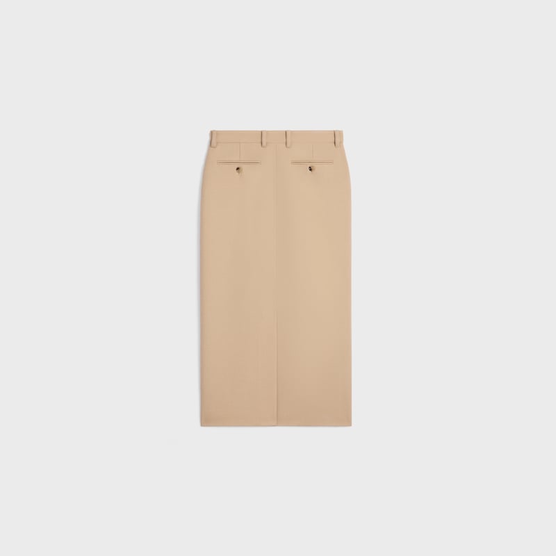 pencil skirt in cashmere mohair natteacute