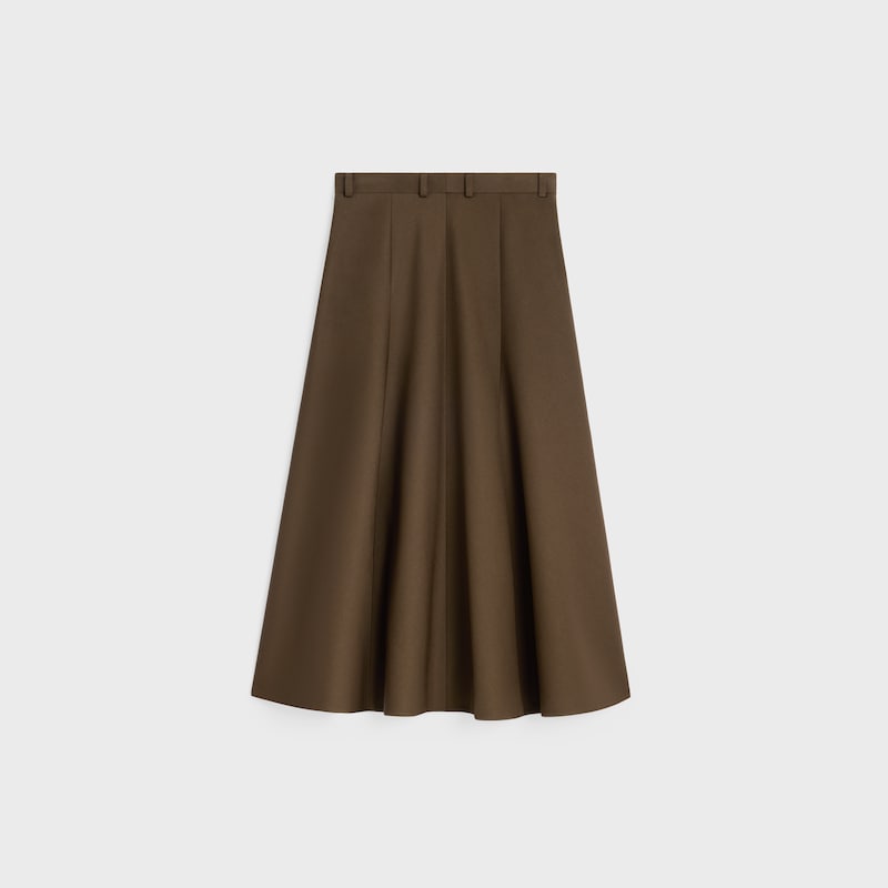 skirt in cotton gabardine