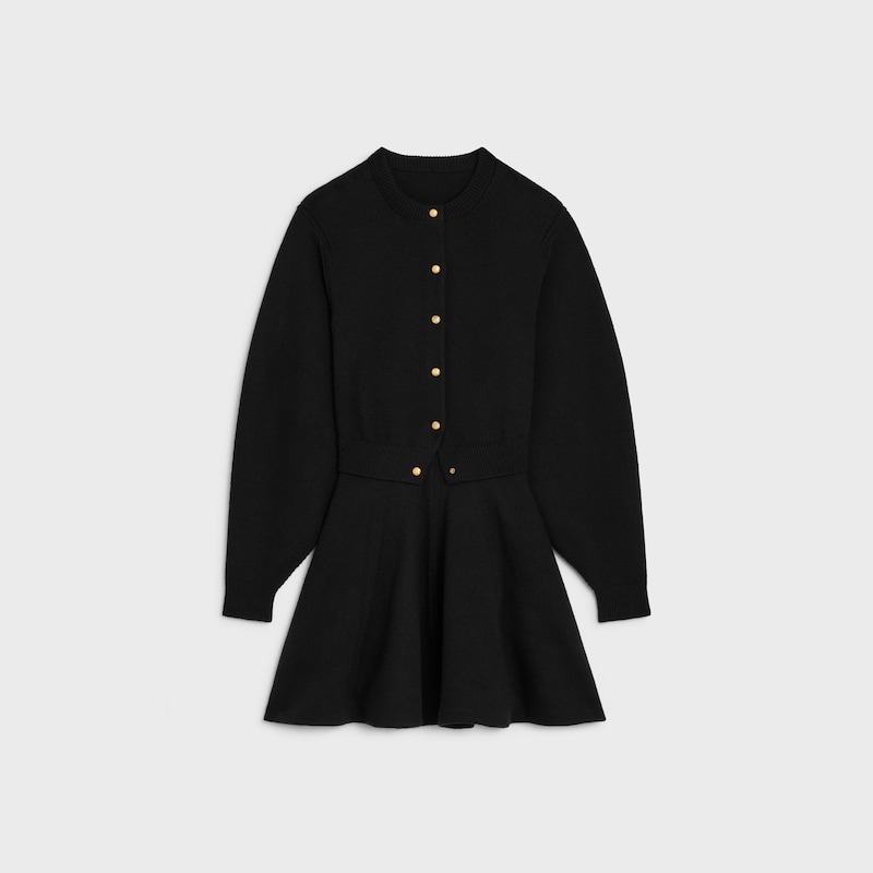 mini dress in wool