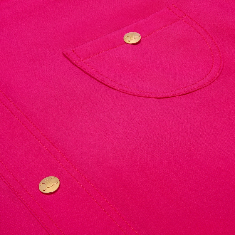 dress in acetate silk crepe
