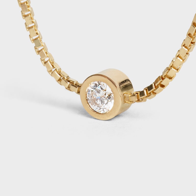 celine sentimental brillant bracelet in yellow gold and diamond
