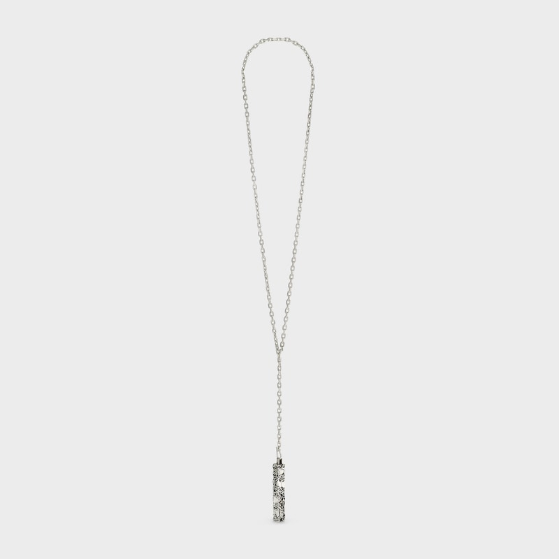 celine ceacutesar project compression necklace in sterling silver