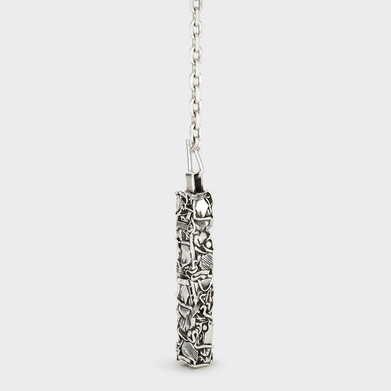 celine ceacutesar project compression necklace in sterling silver