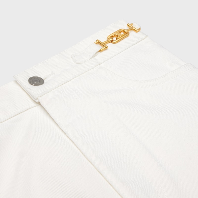 jane flared jeans in optic white wash denim