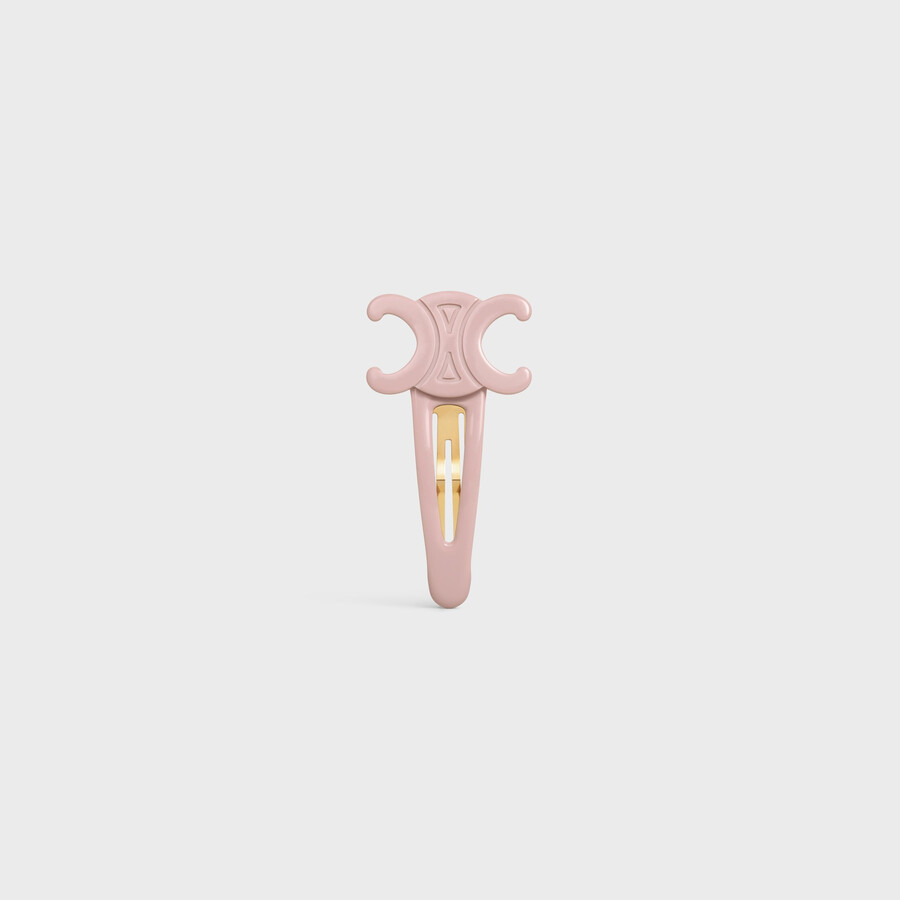 celine large snap hair clip in acetate and steel