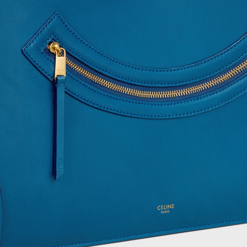 flat cabas new luggage in glossy calfskin