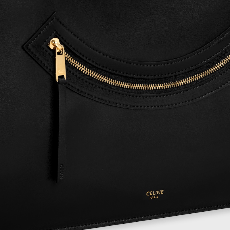 flat cabas new luggage in glossy calfskin