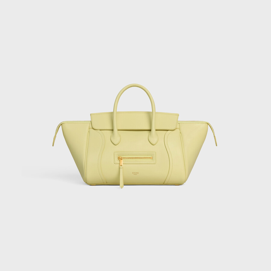 small new luggage in supple shiny lambskin