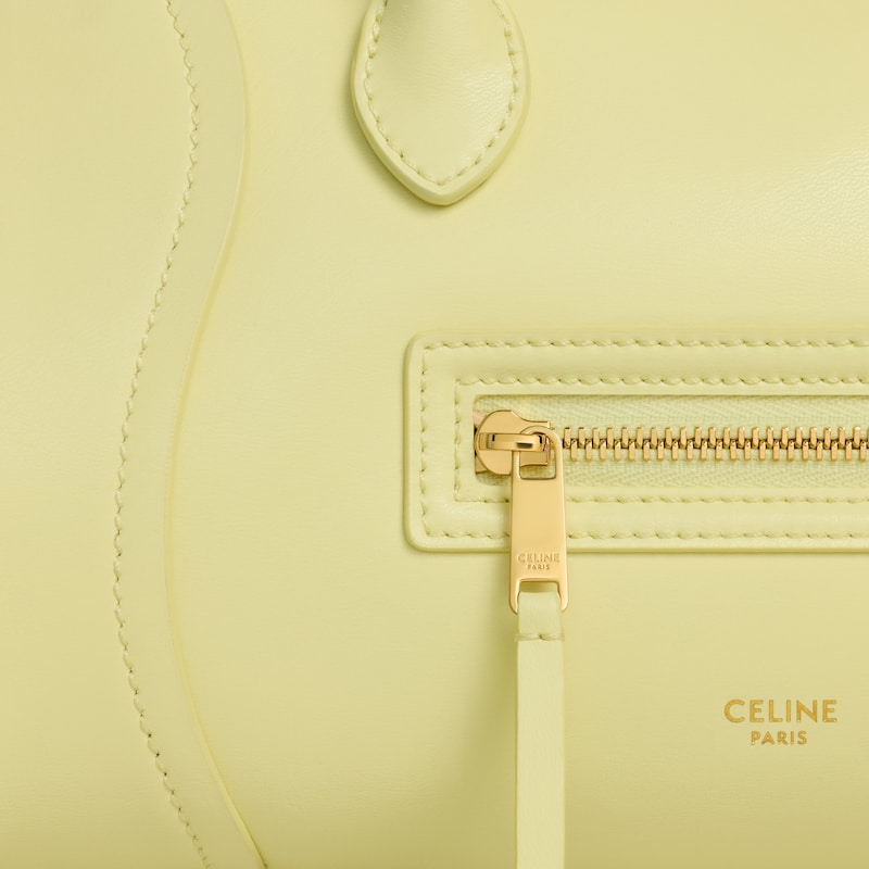 small new luggage in supple shiny lambskin