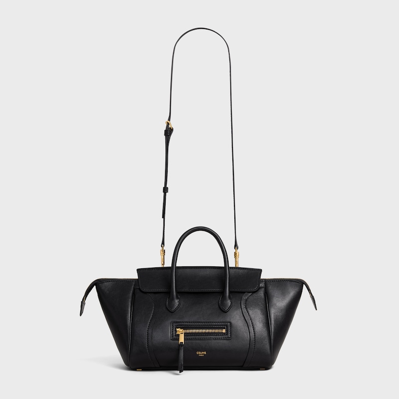 small new luggage in supple shiny lambskin