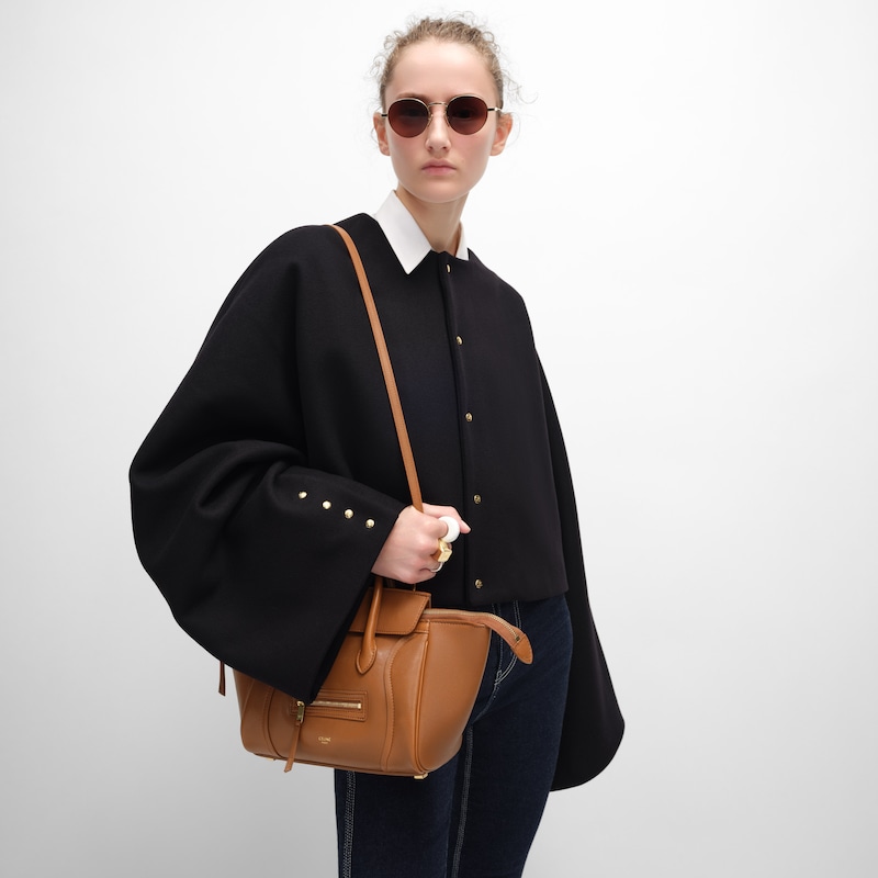 small new luggage in supple shiny lambskin